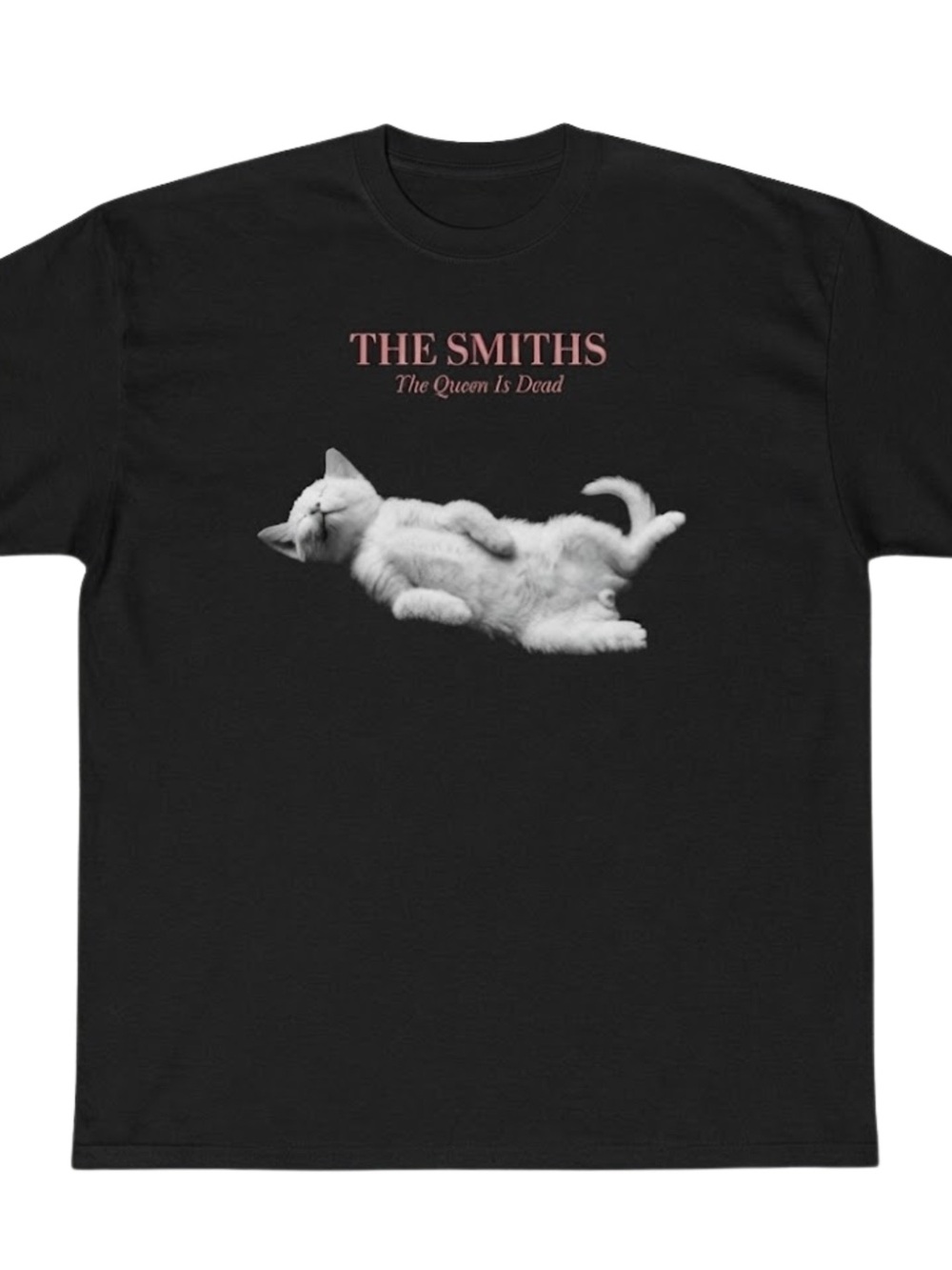 The Smiths 'The Queen Is Dead' Cat Graphic Gildan Cotton T-Shirt